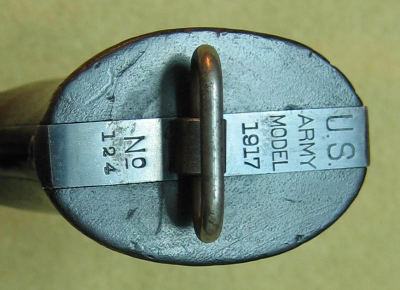 Smith & Wesson M1917 No. 124 with features seen only on the earliest examples